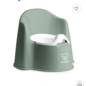 Brand new never used baby bjorn dark green potty chair